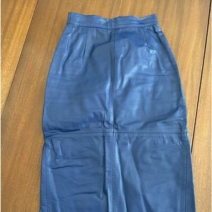 Vintage Leather Skirt